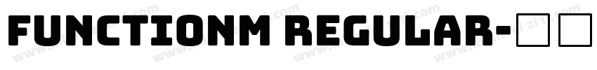 FunctionM Regular字体转换